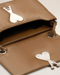 Sac Marron Voulez Vous En Cuir Lisse