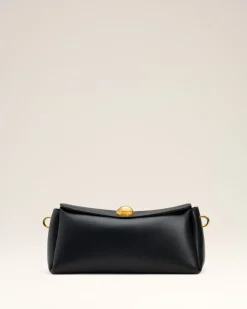 Sac Noir Carrousel En Cuir Lisse