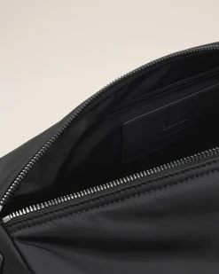 Sac Noir Marcel Large En Nylon Ouatiné