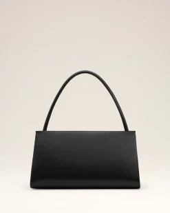 Sac Noir Mimi En Cuir Lisse