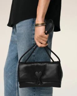 Sac Noir Voulez Vous En Cuir Lisse