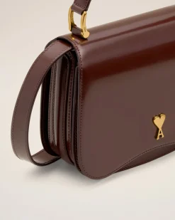 Sac Top Handle Bordeaux Paris Paris En Cuir Glacé