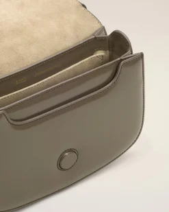 Sac Top Handle Gris Paris Paris En Cuir Glacé