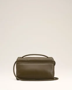 Sac Voulez-Vous Kaki En Cuir