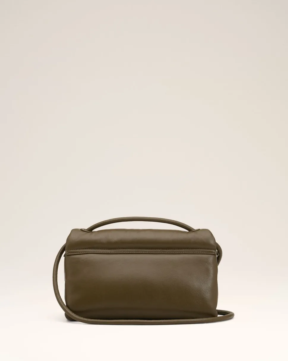 Sac Voulez-Vous Kaki En Cuir