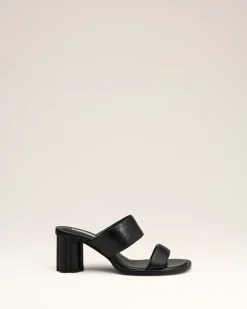 Sandales Piano Noires En Cuir