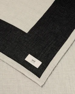 Serviette De Plage Beige Bicolore En Coton