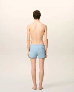 Short De Bain Bleu Uni