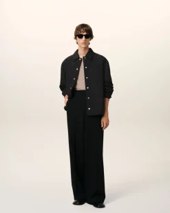 Surchemise Noire Ouatinée Ami de Coeur En Toile