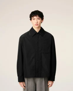 Surchemise Noire Rembourrée Ami De Coeur En Taffetas