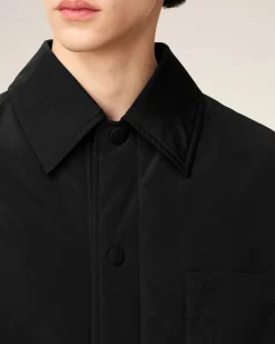 Surchemise Noire Rembourrée Ami De Coeur En Taffetas