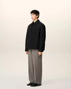 Surchemise Noire Rembourrée Ami De Coeur En Taffetas