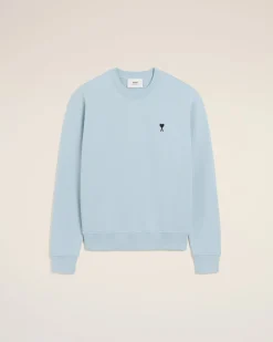 Sweatshirt Bleu Ami De Coeur En Coton
