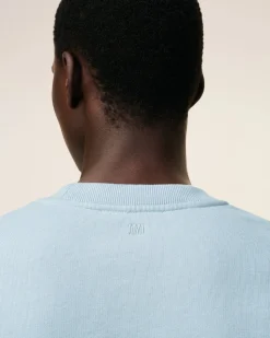 Sweatshirt Bleu Ami De Coeur En Coton