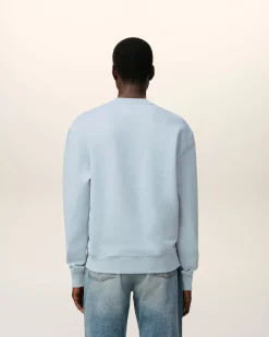 Sweatshirt Bleu Ami De Coeur En Coton