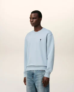 Sweatshirt Bleu Ami De Coeur En Coton