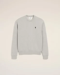 Sweatshirt Gris Ami De Coeur En Coton