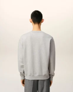 Sweatshirt Gris Ami De Coeur En Coton