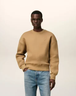 Sweatshirt Marron Ami De Coeur En Coton