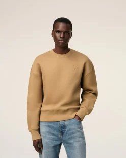 Sweatshirt Marron Ami De Coeur En Coton