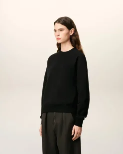 Sweatshirt Noir Ami De Coeur En Coton