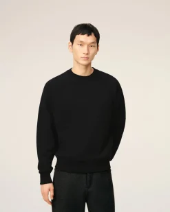 Sweatshirt Noir Ami De Coeur En Coton