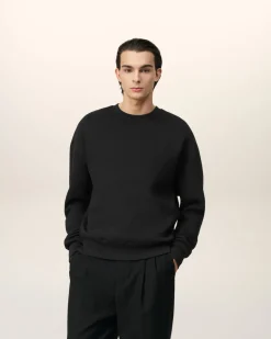 Sweatshirt Noir Ami de Coeur En Coton