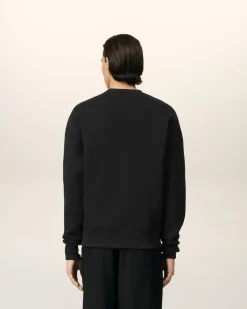 Sweatshirt Noir Ami de Coeur En Coton