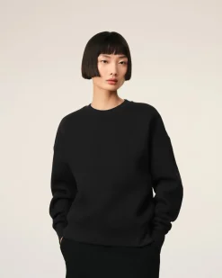 Sweatshirt Noir Ami de Coeur En Coton