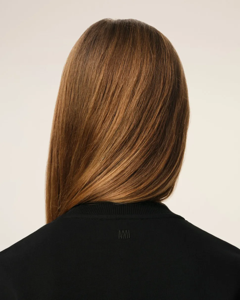 Sweatshirt Noir Ami De Coeur En Coton Biologique