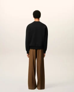 Sweatshirt Noir Ami de Coeur En Coton