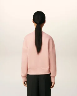 Sweatshirt Rose Ami De Coeur En Coton