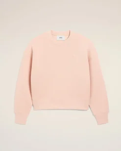 Sweatshirt Rose Ami De Coeur En Coton