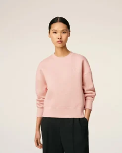 Sweatshirt Rose Ami De Coeur En Coton
