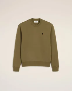 Sweatshirt Vert Ami De Coeur En Coton