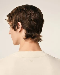 T-Shirt Beige Patch Ami de Coeur En Coton