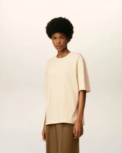 T-shirt Blanc Ami De Coeur En Coton