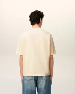 T-shirt Blanc Ami De Coeur En Coton