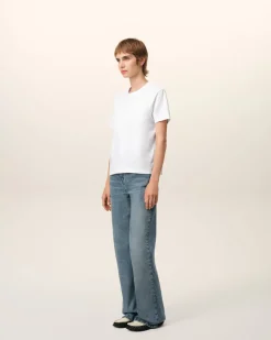 T-shirt Blanc Ami de Coeur En Coton