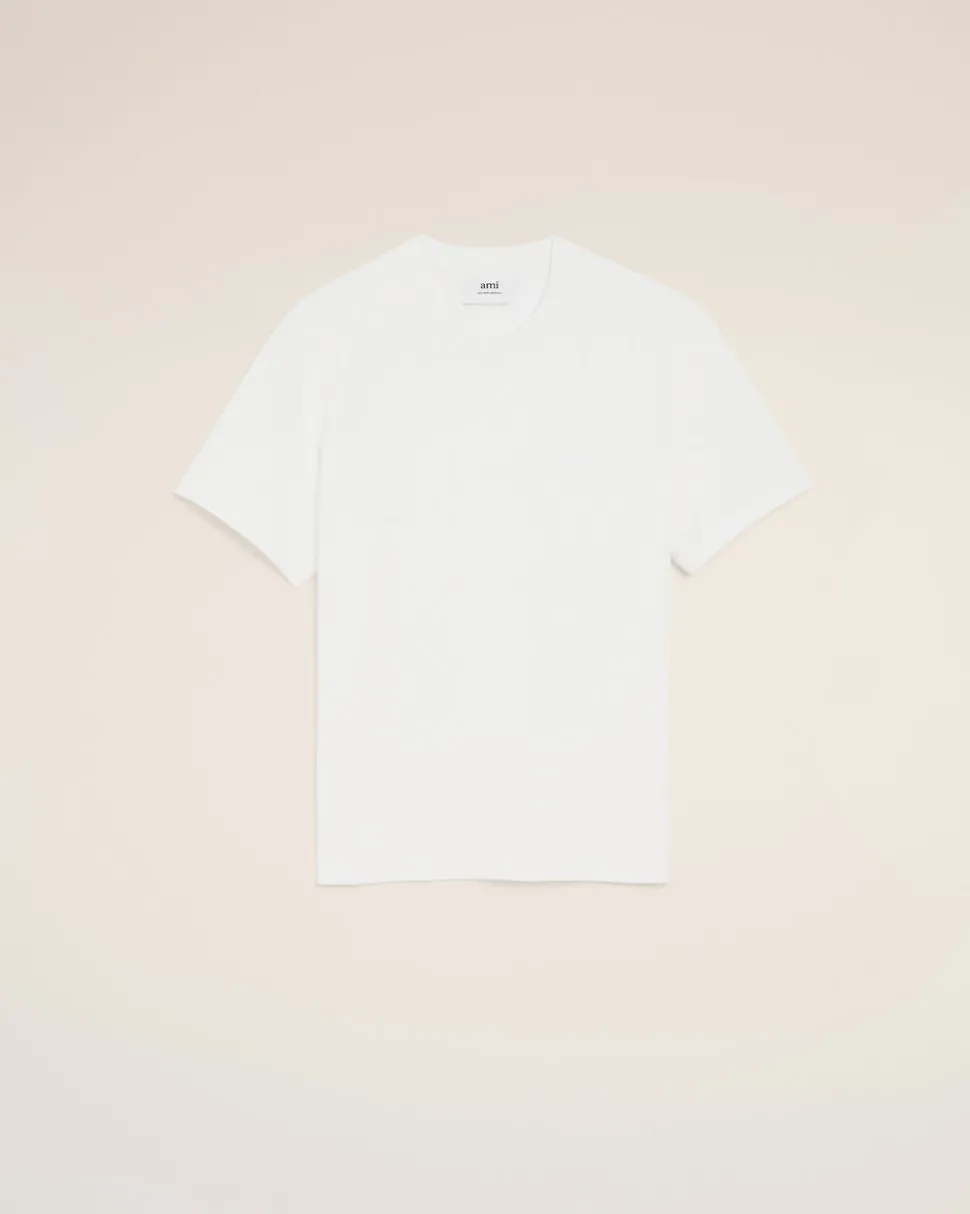 T-shirt Blanc Ami De Coeur En Coton Biologique