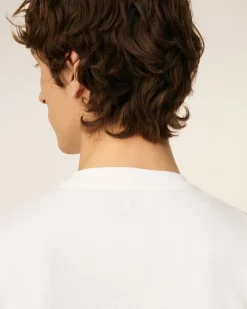 T-shirt Blanc Ami De Coeur En Coton Biologique