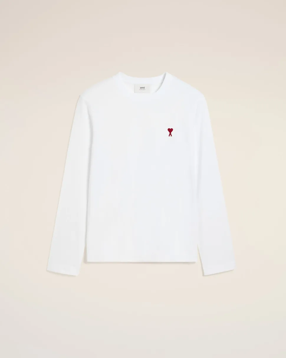 T-shirt Blanc Ami De Coeur En Coton Biologique