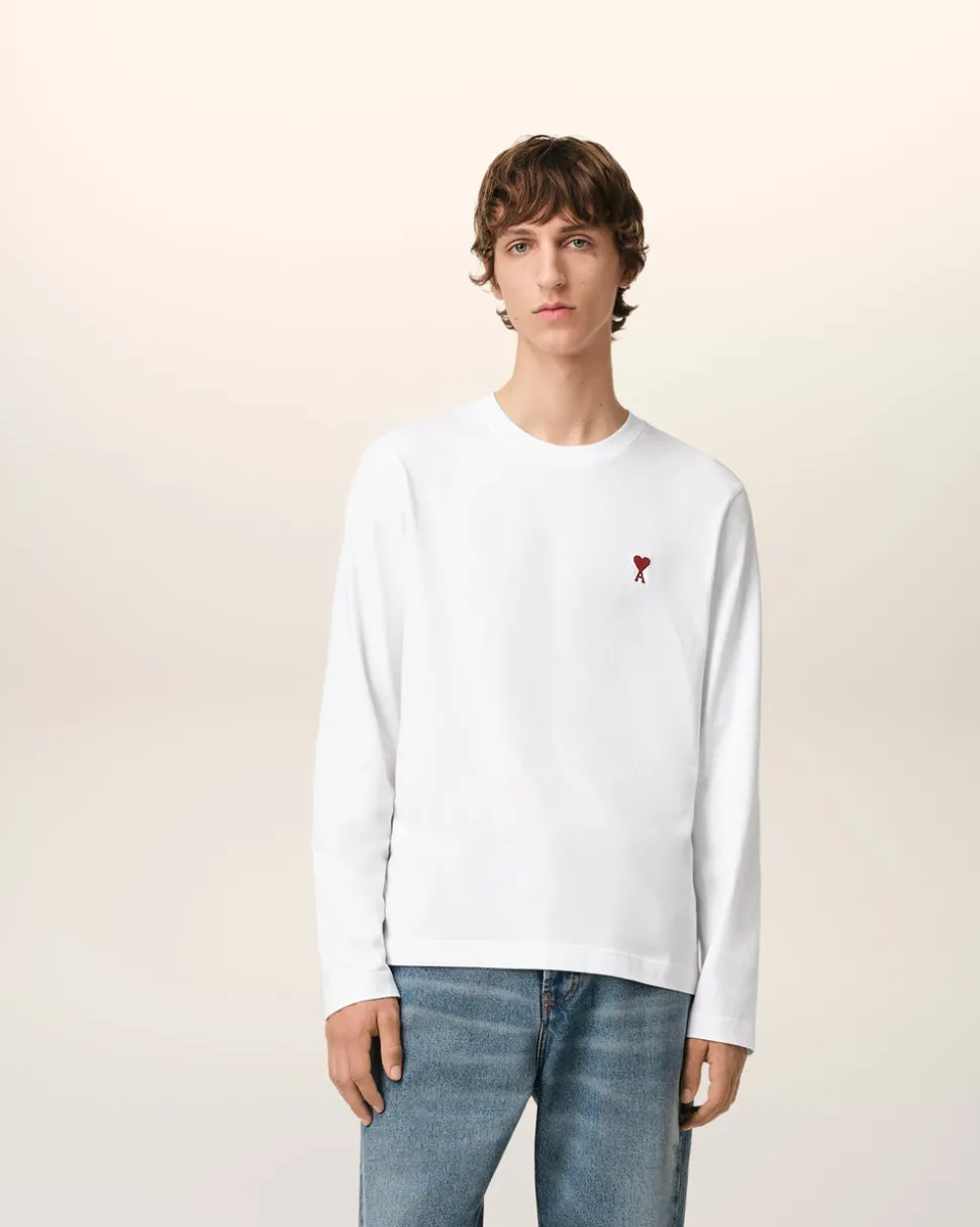 T-shirt Blanc Ami De Coeur En Coton Biologique