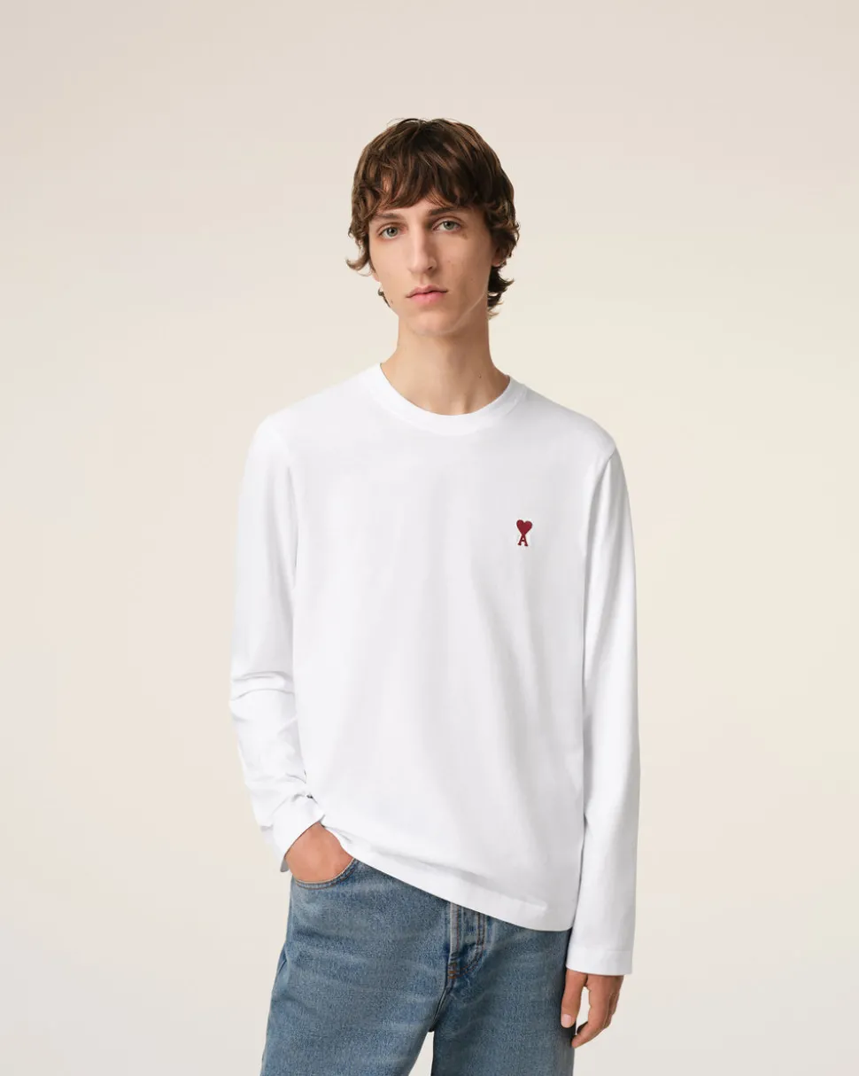 T-shirt Blanc Ami De Coeur En Coton Biologique
