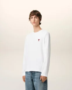 T-shirt Blanc Ami De Coeur En Coton Biologique