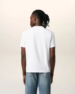 T-shirt Blanc Ami De Coeur En Coton Biologique