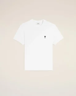T-shirt Blanc Ami De Coeur En Coton