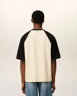 T-shirt Blanc Manches Courtes Ami De Coeur En Coton