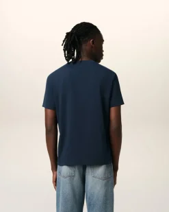 T-Shirt Bleu Marine Ami de Coeur En Coton