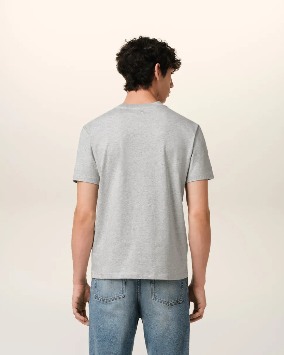 T-Shirt Gris Ami de Coeur En Coton